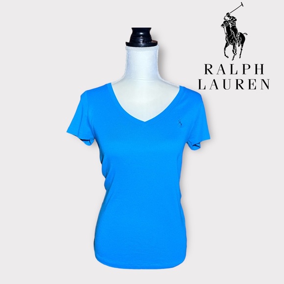 Ralph Lauren Tops - Ralph Lauren Sport (NWOT) Women’s Short Sleeve V Neck Tee Size Large